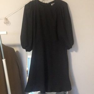 Cute knee length classic black dress